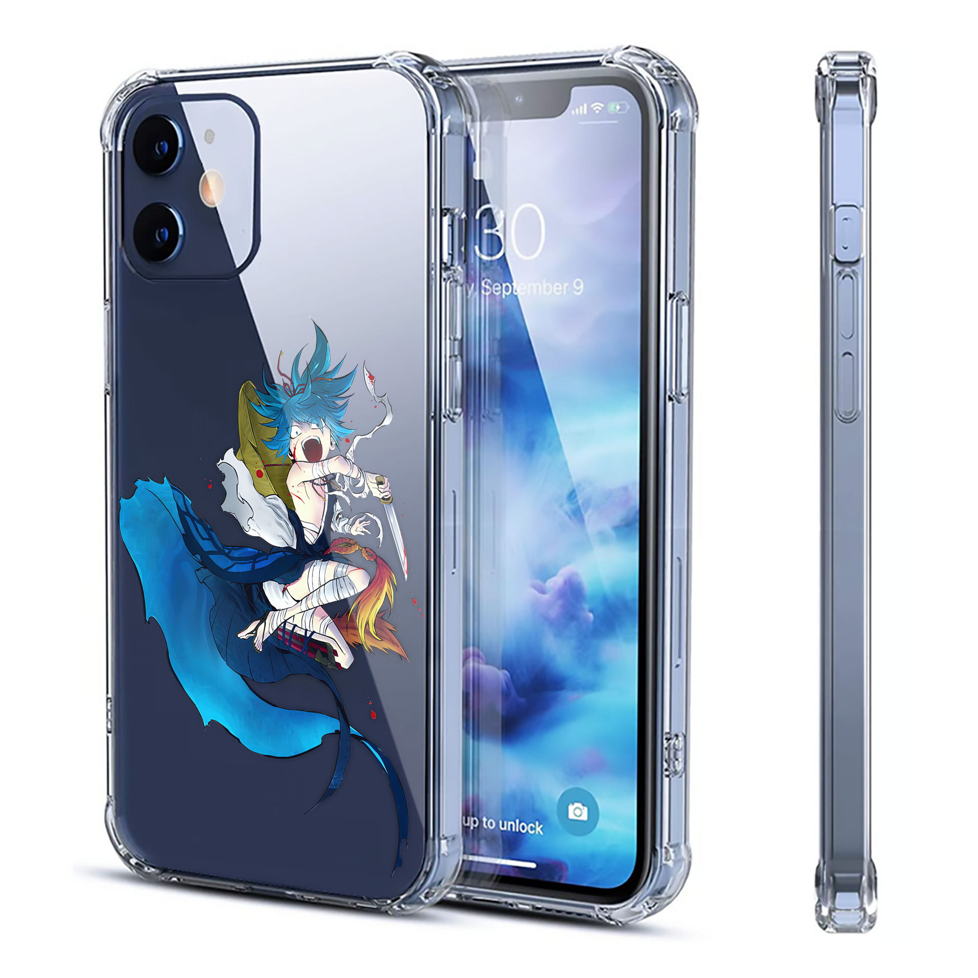（画像用） 刀剣乱舞 Touken Ranbu 【iPhone 12シリーズ対応】透明スマホケース（クリアソフトケース）